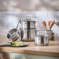 Batería de cocina de acero inox 4 y 6 piezas Brillant WMF