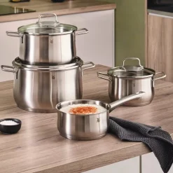 Batería de cocina de acero inox 4 y 6 piezas Brillant WMF