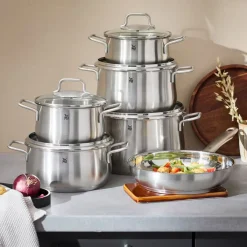Batería de cocina de acero inox 4 y 6 piezas Brillant WMF