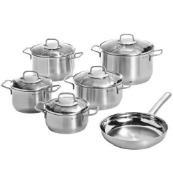 Batería de cocina de acero inox 4 y 6 piezas Brillant WMF