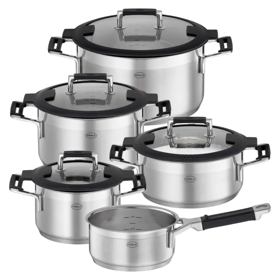 Batería de cocina de acero inoxidable Silence Pro Rösle