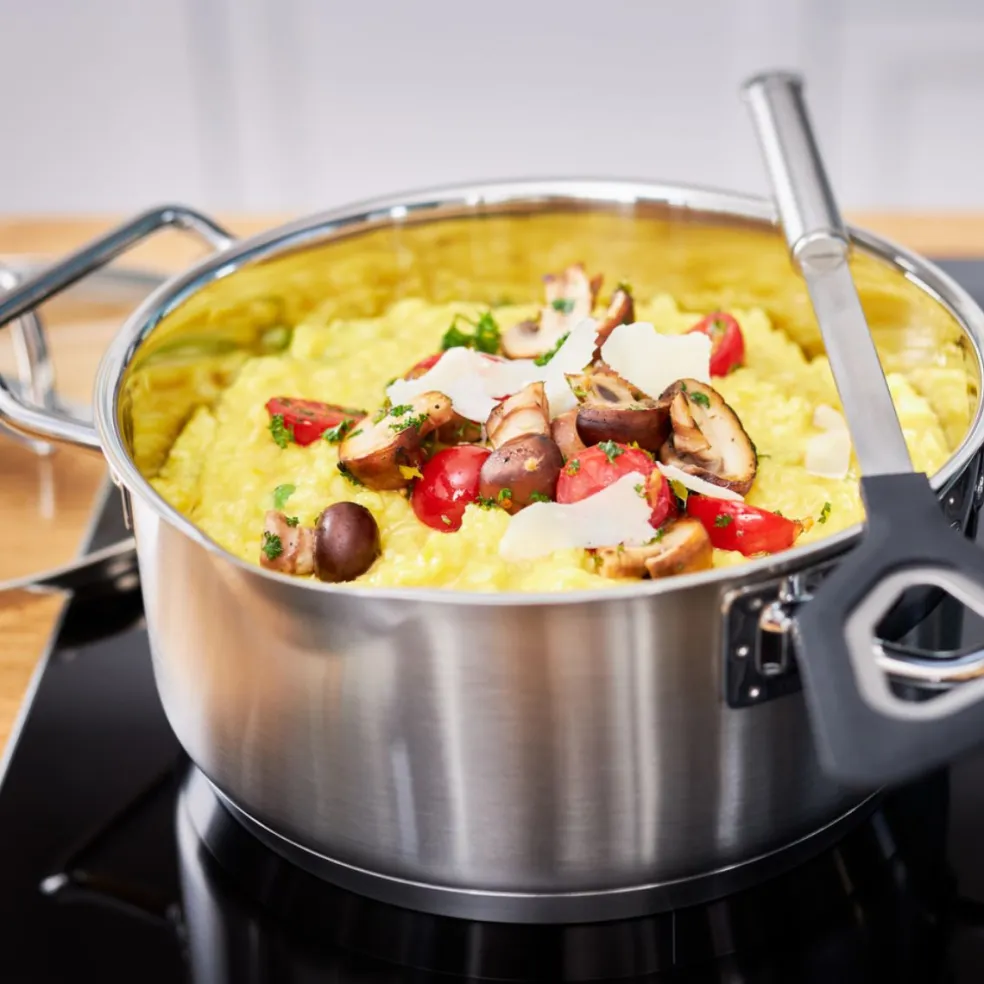 Batería de cocina de acero inoxidable 4 piezas Expertiso Rösle