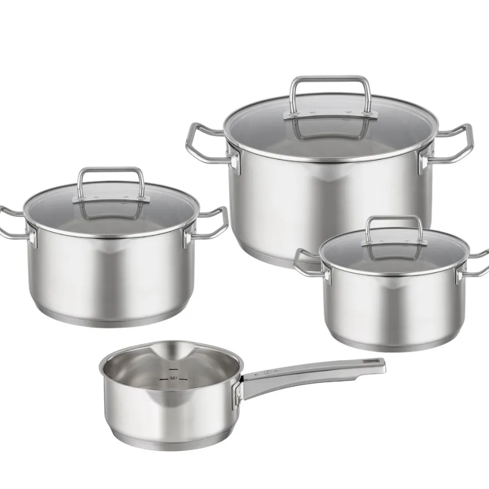 Batería de cocina de acero inoxidable 4 piezas Expertiso Rösle
