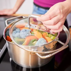 Batería de cocina de acero inoxidable 4 piezas Expertiso Rösle