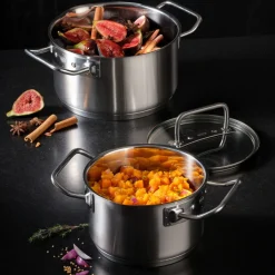 Batería de cocina de acero inoxidable 4 piezas Expertiso Rösle