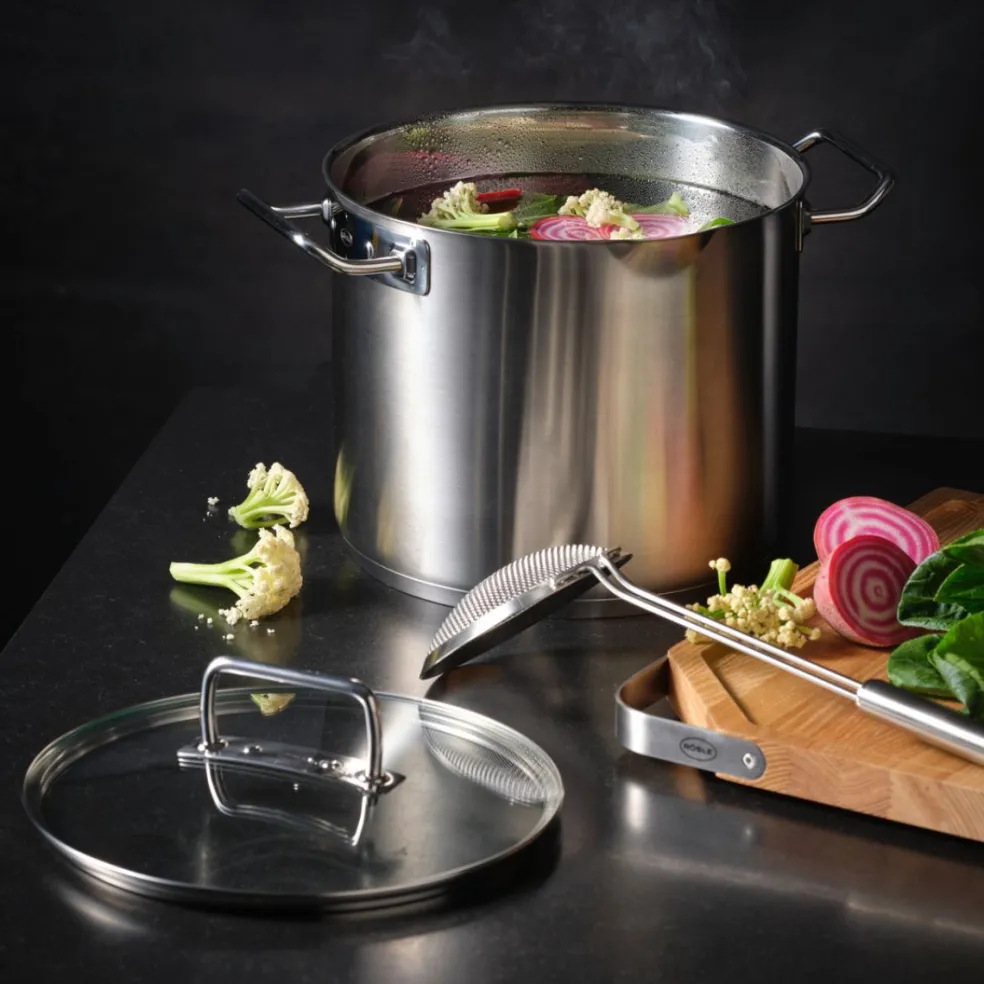 Batería de cocina de acero inoxidable 4 piezas Expertiso Rösle