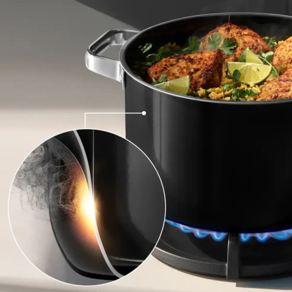 Batería de cocina de hierro 4 piezas FusionTec Function Pro Black de WMF
