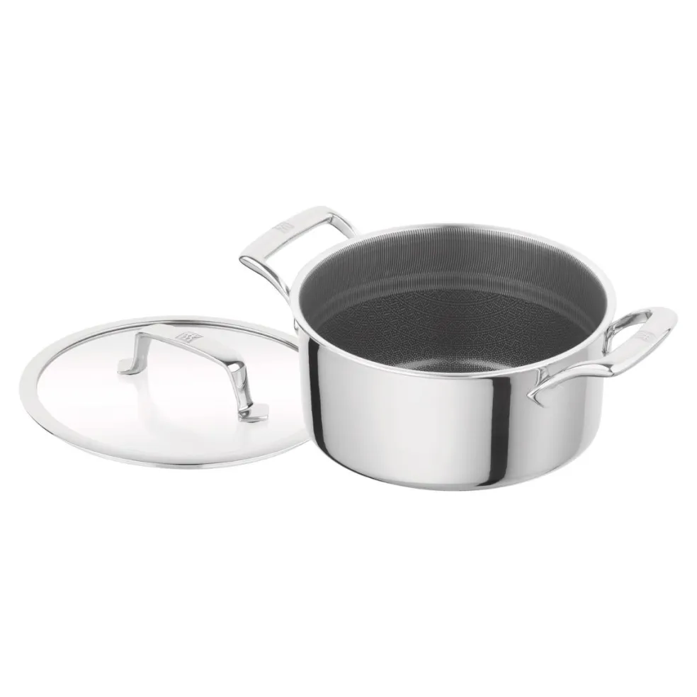 Batería de cocina de 5 piezas cerámicas con exterior inox Peak Zwilling