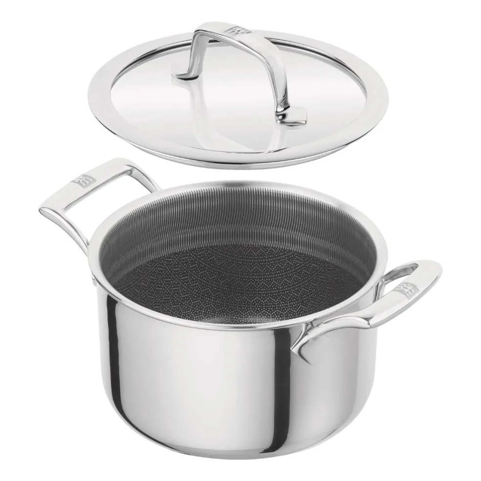 Batería de cocina de 5 piezas cerámicas con exterior inox Peak Zwilling