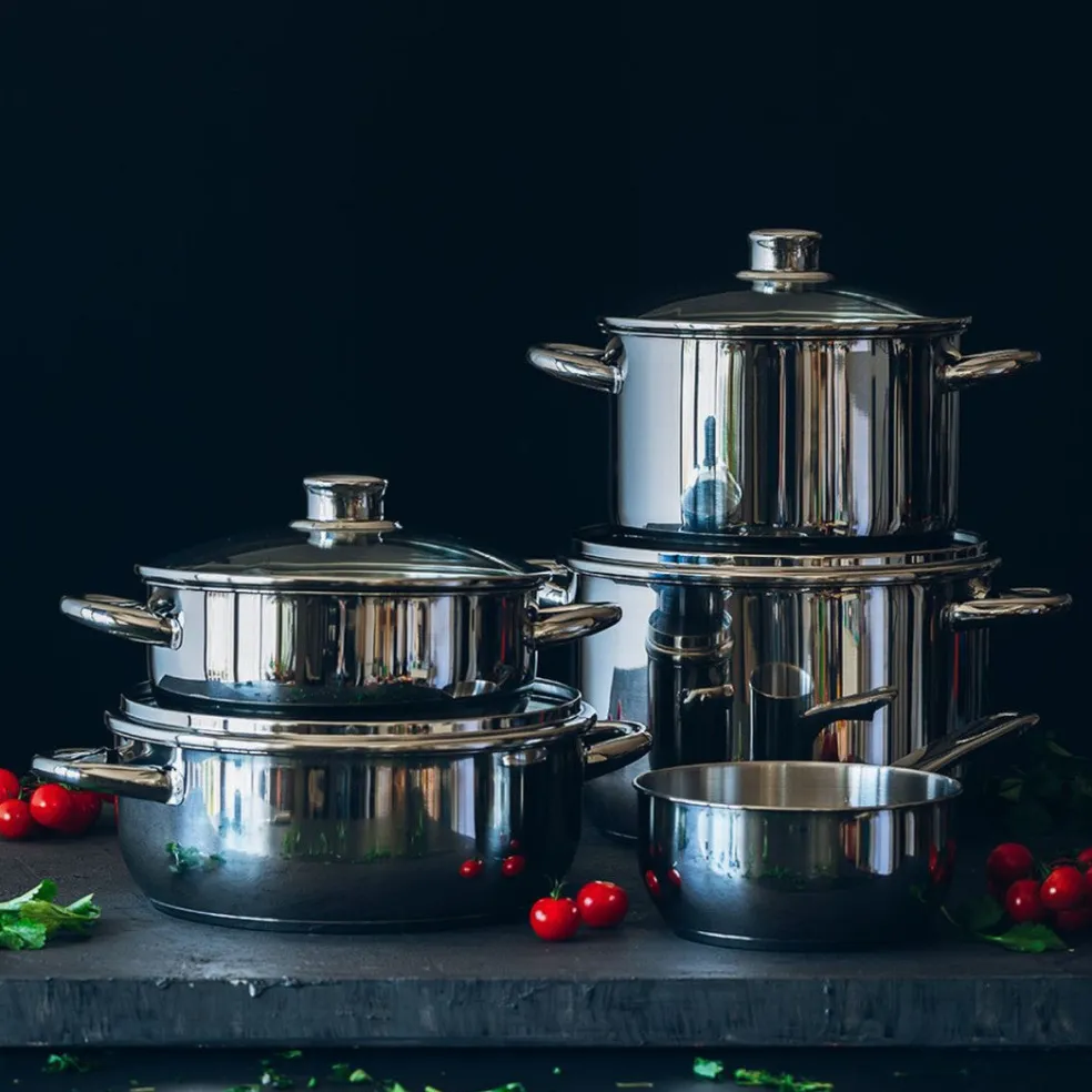 Batería de cocina 5 Piezas Optima Monix