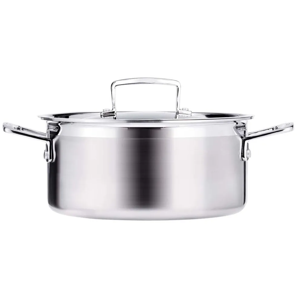 Batería de 3 piezas acero inoxidable Le Creuset