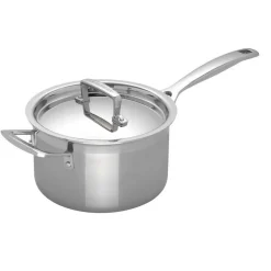 Batería de 3 piezas acero inoxidable Le Creuset