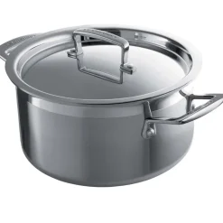 Batería de 3 piezas acero inoxidable Le Creuset