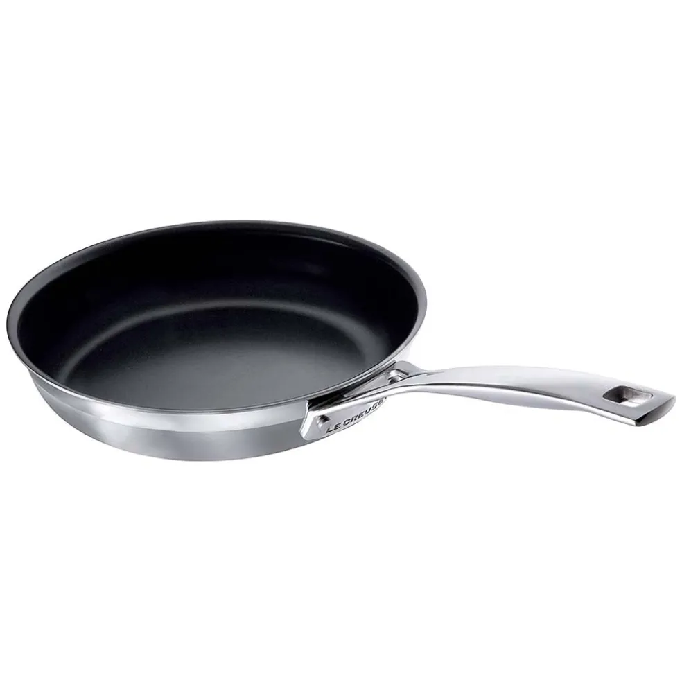 Batería de 3 piezas acero inoxidable Le Creuset