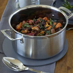 Batería de 3 piezas acero inoxidable Le Creuset