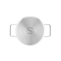 Batería 5 piezas acero inox con tapa de acero Pure Collection Fissler