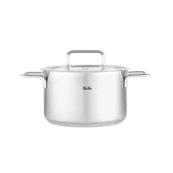 Batería 5 piezas acero inox con tapa de acero Pure Collection Fissler
