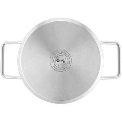 Batería 4 piezas acero inoxidable con tapa de cristal Pure Collection Fissler