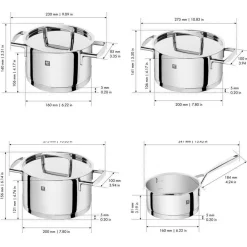 Batería 5 piezas Passion Zwilling