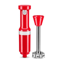 Batidora de mano inalámbrica roja KitchenAid