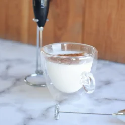 Batidor espumador para leche Cilio (con soporte)