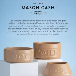 Bol cerámico antivuelco para mascotas Cane Mason Cash