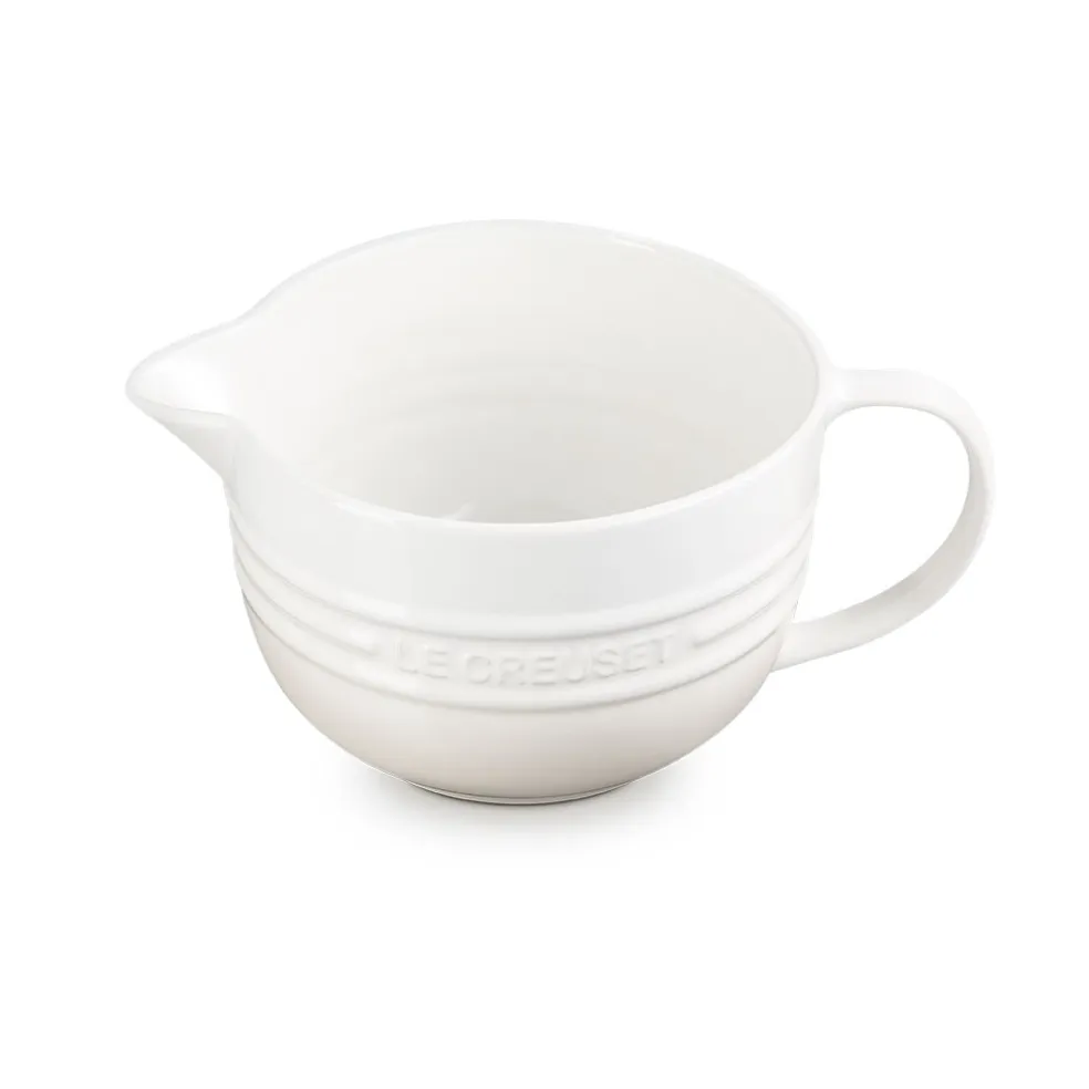 Bol cerámico con asa y pico vertedor de Le Creuset