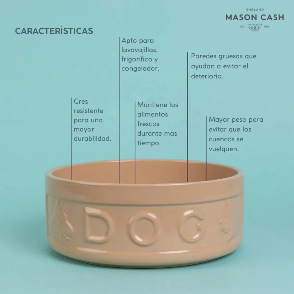 Bol cerámico para perros y mascotas Mason Cash