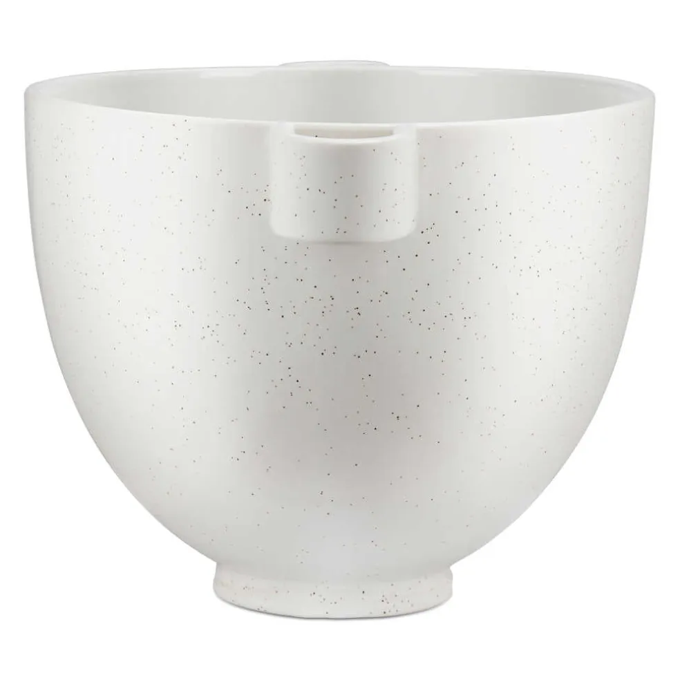 Bol cerámico reforzado con titanio Speckled Stone de 4,7l KitchenAid