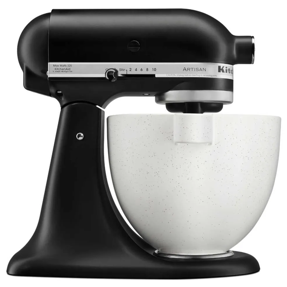 Bol cerámico reforzado con titanio Speckled Stone de 4,7l KitchenAid