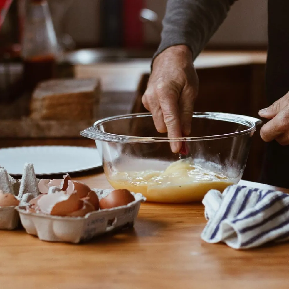Bol de cristal con tapa Küchenprofi