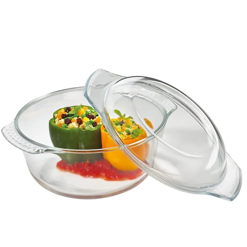 Bol de cristal con tapa Küchenprofi