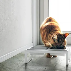 Bol doble para mascotas Tower Yamazaki