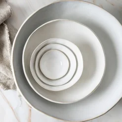 Bol ensaladera y frutero de gres Organic Collection