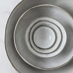 Bol ensaladera y frutero de gres Organic Collection