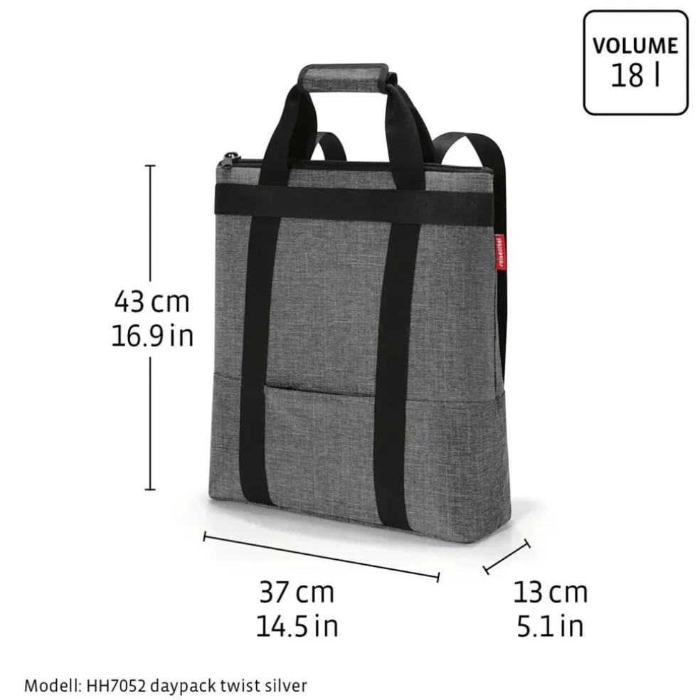 Bolsa-mochila Daypack Twist Silver Reisenthel