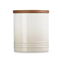Bote cerámico con tapa de madera Signature Le Creuset