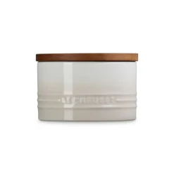 Bote cerámico con tapa de madera Signature Le Creuset