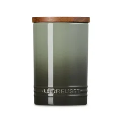 Bote cerámico con tapa de madera Signature Le Creuset