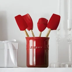 Bote cerámico para espátulas Holly ¡Edición Especial Navidad! Le Creuset