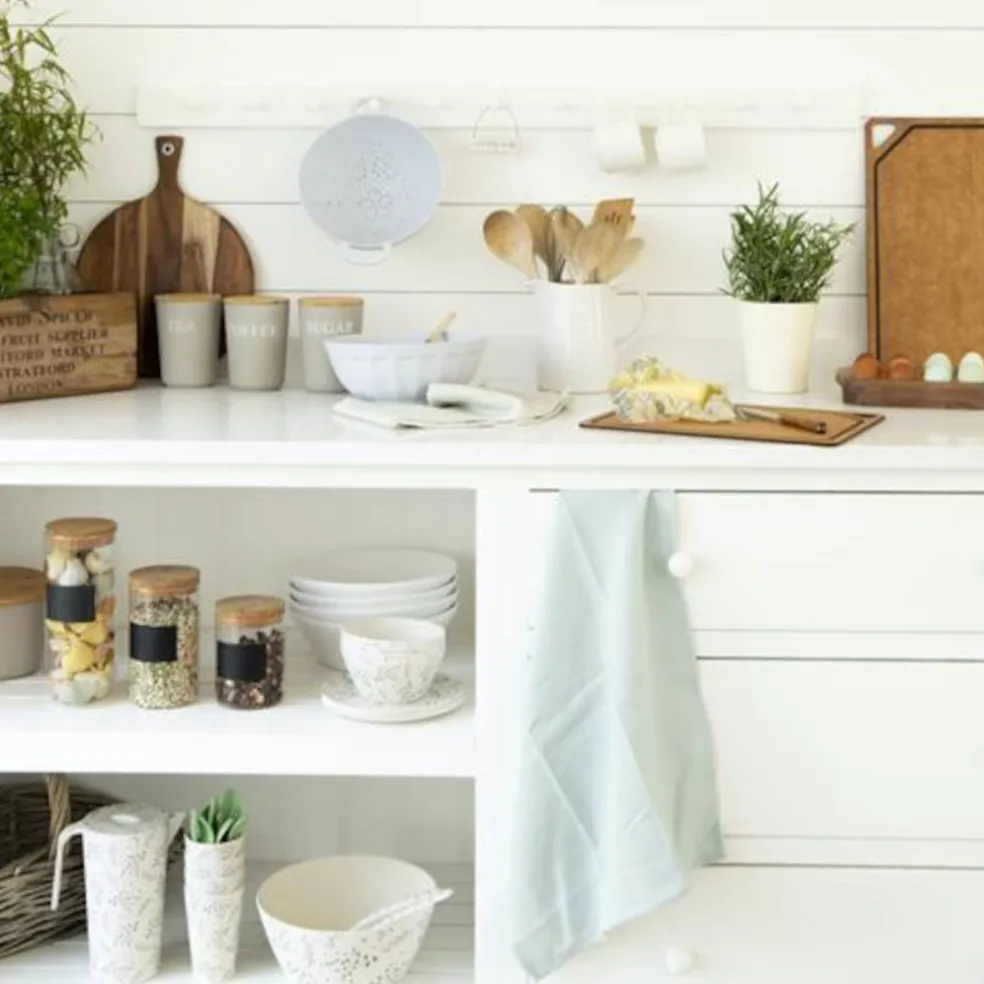 Bote de cristal de almacenamiento con etiqueta KitchenCraft Natural Elements