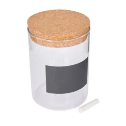 Bote de cristal de almacenamiento con etiqueta KitchenCraft Natural Elements