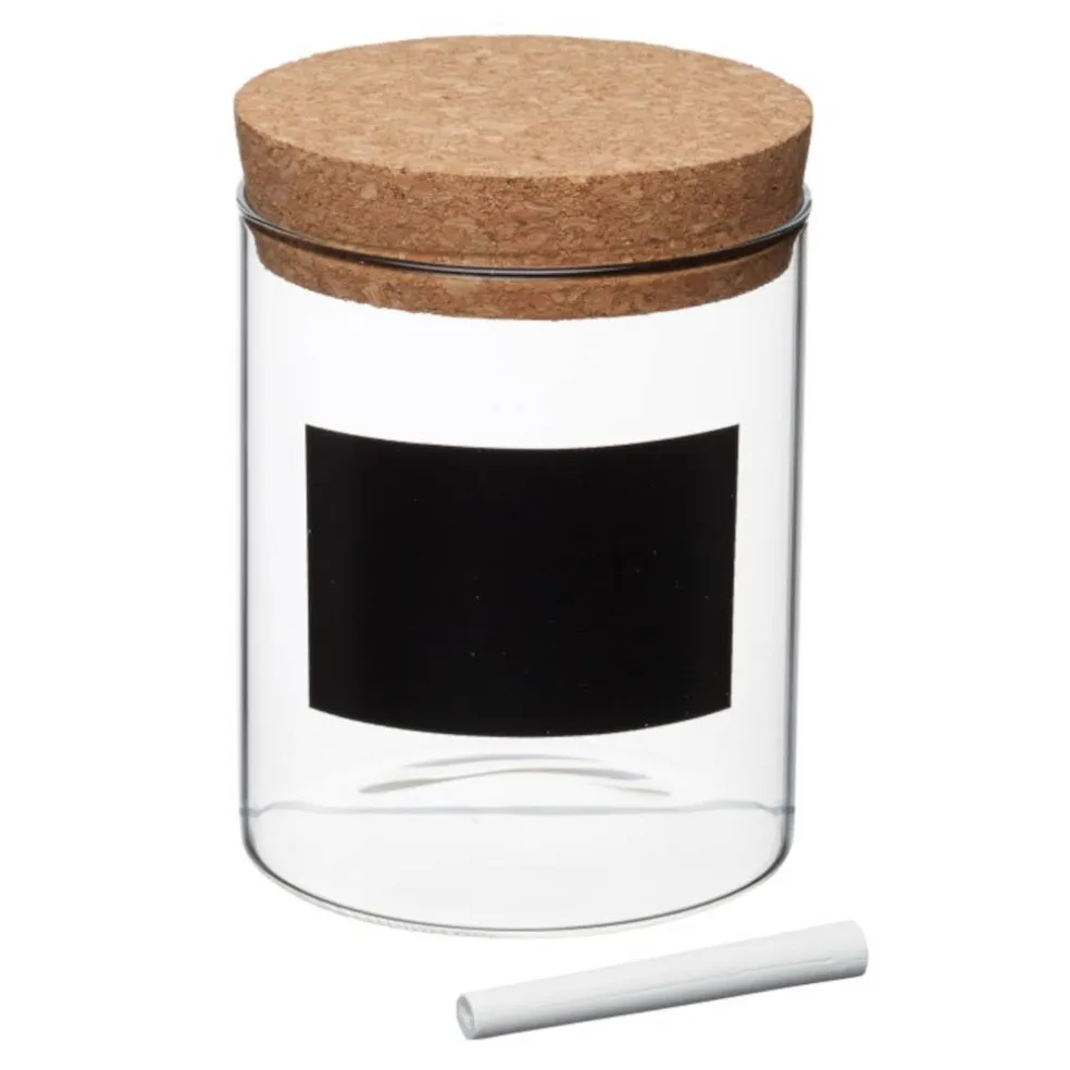 Bote de cristal de almacenamiento con etiqueta KitchenCraft Natural Elements