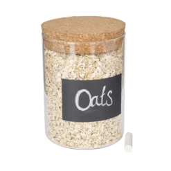 Bote de cristal de almacenamiento con etiqueta KitchenCraft Natural Elements