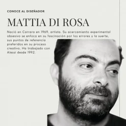 Bote hermético de vidrio Gianni Alessi