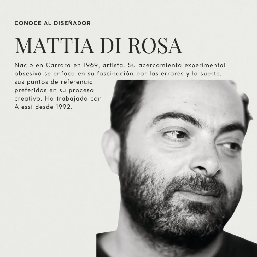 Bote hermético de vidrio Gianni Alessi