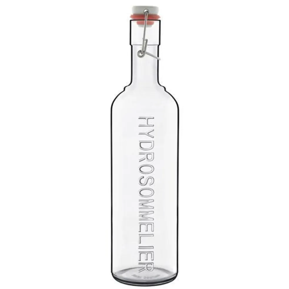 Botella hermética de cristal 1 litro Luigi Bormioli