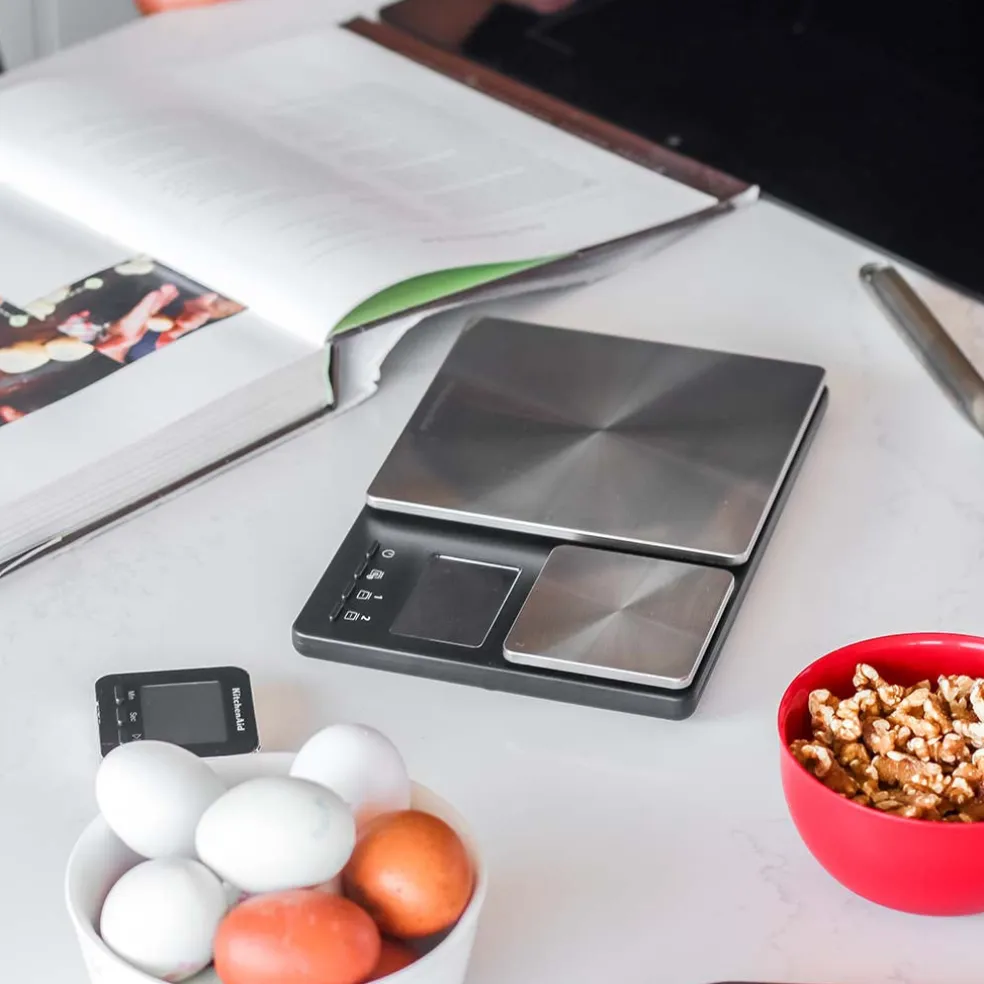 Báscula con doble plataforma digital KitchenAid