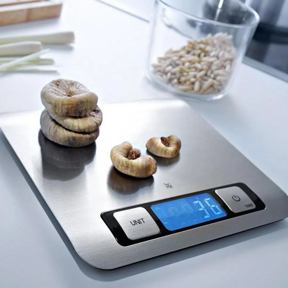 Báscula digital de cocina de acero inoxidable WMF