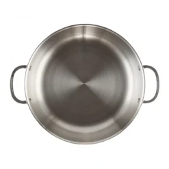 Cacerola acero inox baja con tapa 30cm 3-PLY Le Creuset